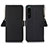 Custodia Portafoglio In Pelle Cover con Supporto B04H per Sony Xperia 1 IV Nero