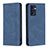 Custodia Portafoglio In Pelle Cover con Supporto B05F per OnePlus Nord CE 2 5G Blu