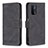 Custodia Portafoglio In Pelle Cover con Supporto B05F per Oppo A54 5G Nero