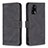 Custodia Portafoglio In Pelle Cover con Supporto B05F per Oppo A74 4G Nero