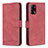 Custodia Portafoglio In Pelle Cover con Supporto B05F per Oppo A74 4G Rosso