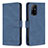 Custodia Portafoglio In Pelle Cover con Supporto B05F per Oppo A94 5G Blu