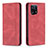 Custodia Portafoglio In Pelle Cover con Supporto B05F per Oppo Find X5 5G Rosso