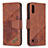 Custodia Portafoglio In Pelle Cover con Supporto B05F per Samsung Galaxy A01 SM-A015