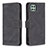 Custodia Portafoglio In Pelle Cover con Supporto B05F per Samsung Galaxy A22 5G Nero