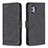 Custodia Portafoglio In Pelle Cover con Supporto B05F per Samsung Galaxy A32 4G Nero