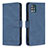 Custodia Portafoglio In Pelle Cover con Supporto B05F per Samsung Galaxy A51 5G Blu