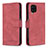 Custodia Portafoglio In Pelle Cover con Supporto B05F per Samsung Galaxy F12 Rosso