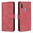 Custodia Portafoglio In Pelle Cover con Supporto B05F per Samsung Galaxy M11 Rosso