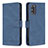 Custodia Portafoglio In Pelle Cover con Supporto B05F per Samsung Galaxy S20 Blu