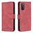 Custodia Portafoglio In Pelle Cover con Supporto B05F per Samsung Galaxy S20 FE 4G Rosso