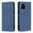 Custodia Portafoglio In Pelle Cover con Supporto B05F per Vivo Y01 Blu