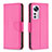 Custodia Portafoglio In Pelle Cover con Supporto B05F per Xiaomi Mi 12S 5G Rosa Caldo