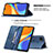 Custodia Portafoglio In Pelle Cover con Supporto B05F per Xiaomi POCO C3