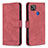 Custodia Portafoglio In Pelle Cover con Supporto B05F per Xiaomi POCO C3 Rosso