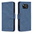 Custodia Portafoglio In Pelle Cover con Supporto B05F per Xiaomi Poco X3 Pro Blu