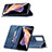 Custodia Portafoglio In Pelle Cover con Supporto B05F per Xiaomi Poco X4 NFC