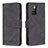 Custodia Portafoglio In Pelle Cover con Supporto B05F per Xiaomi Redmi 10 4G Nero