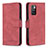 Custodia Portafoglio In Pelle Cover con Supporto B05F per Xiaomi Redmi 10 4G Rosso