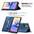 Custodia Portafoglio In Pelle Cover con Supporto B05F per Xiaomi Redmi Note 10 5G