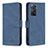 Custodia Portafoglio In Pelle Cover con Supporto B05F per Xiaomi Redmi Note 11 Pro 4G Blu