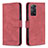 Custodia Portafoglio In Pelle Cover con Supporto B05F per Xiaomi Redmi Note 11 Pro 4G Rosso