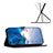 Custodia Portafoglio In Pelle Cover con Supporto B06F per Google Pixel 7a 5G