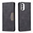 Custodia Portafoglio In Pelle Cover con Supporto B06F per Motorola Moto Edge (2022) 5G Nero