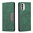 Custodia Portafoglio In Pelle Cover con Supporto B06F per Motorola Moto Edge (2022) 5G Verde