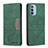 Custodia Portafoglio In Pelle Cover con Supporto B06F per Motorola Moto G31 Verde