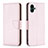 Custodia Portafoglio In Pelle Cover con Supporto B06F per Samsung Galaxy A04 4G Oro Rosa