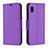 Custodia Portafoglio In Pelle Cover con Supporto B06F per Samsung Galaxy A10e Viola