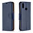 Custodia Portafoglio In Pelle Cover con Supporto B06F per Samsung Galaxy A10s Blu