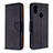 Custodia Portafoglio In Pelle Cover con Supporto B06F per Samsung Galaxy A11 Nero