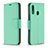 Custodia Portafoglio In Pelle Cover con Supporto B06F per Samsung Galaxy A20s Verde