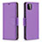 Custodia Portafoglio In Pelle Cover con Supporto B06F per Samsung Galaxy A22 5G Viola