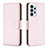 Custodia Portafoglio In Pelle Cover con Supporto B06F per Samsung Galaxy A23 4G Oro Rosa