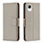 Custodia Portafoglio In Pelle Cover con Supporto B06F per Samsung Galaxy A23s Verde
