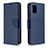 Custodia Portafoglio In Pelle Cover con Supporto B06F per Samsung Galaxy A31 Blu