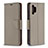 Custodia Portafoglio In Pelle Cover con Supporto B06F per Samsung Galaxy A32 4G Grigio