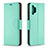 Custodia Portafoglio In Pelle Cover con Supporto B06F per Samsung Galaxy A32 4G Verde