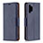 Custodia Portafoglio In Pelle Cover con Supporto B06F per Samsung Galaxy A32 5G Blu