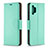 Custodia Portafoglio In Pelle Cover con Supporto B06F per Samsung Galaxy A32 5G Verde