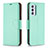 Custodia Portafoglio In Pelle Cover con Supporto B06F per Samsung Galaxy M14 5G Verde