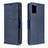 Custodia Portafoglio In Pelle Cover con Supporto B06F per Samsung Galaxy M40S Blu