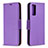 Custodia Portafoglio In Pelle Cover con Supporto B06F per Samsung Galaxy S20 FE 4G Viola