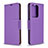 Custodia Portafoglio In Pelle Cover con Supporto B06F per Samsung Galaxy S20 Plus 5G Viola