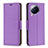 Custodia Portafoglio In Pelle Cover con Supporto B06F per Xiaomi Civi 3 5G Viola