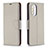 Custodia Portafoglio In Pelle Cover con Supporto B06F per Xiaomi Mi 11i 5G Grigio