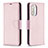 Custodia Portafoglio In Pelle Cover con Supporto B06F per Xiaomi Mi 11i 5G Oro Rosa